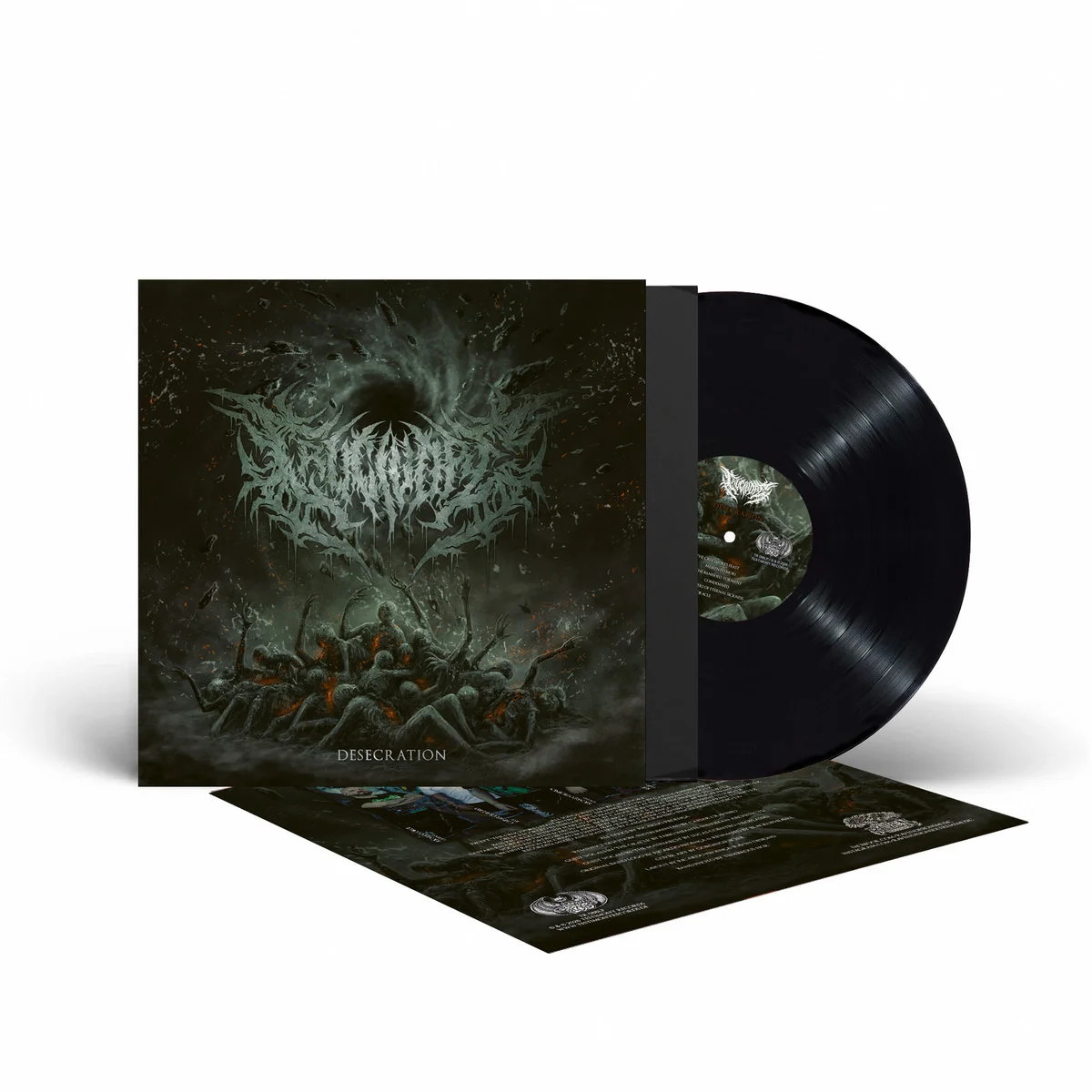 CRUCIVORE · Desecration | BLACK LP (Death Metal Vinyl) · Picture 2