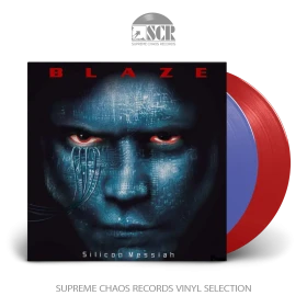 BLAZE BAYLEY · Silicon Messiah 25th Anniversary Edition | RED/BLUE 2LP (Heavy Metal Vinyl)