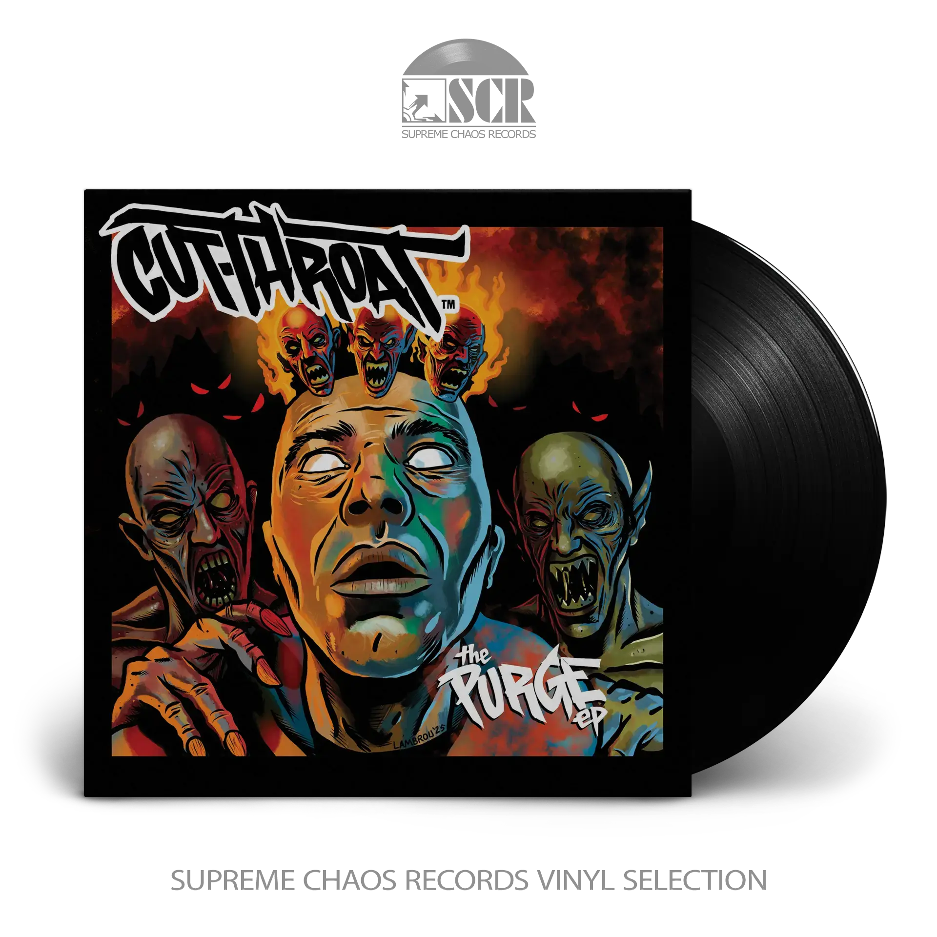 CUTTHROAT · The Purge | BLACK LP (Hardcore Vinyl)