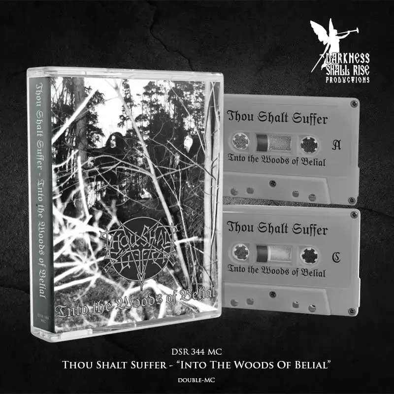 THOU SHALT SUFFER · Into The Woods Of Belial | SILVER 2MC TAPE (Death Metal Tapes)