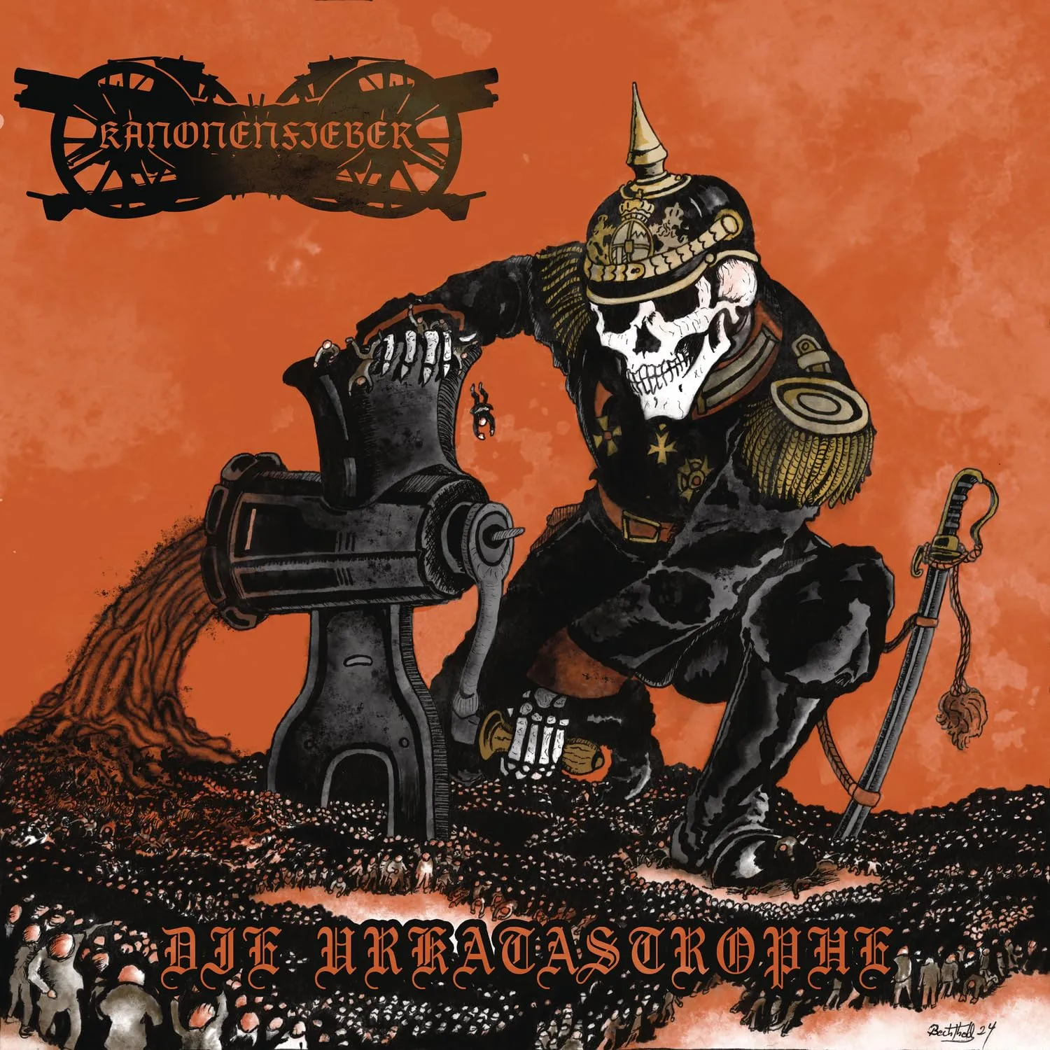 KANONENFIEBER · Die Urkatastrophe (B-Stock) | TRANSPARENT ORANGE LP (Black Metal Vinyl) · Picture 1