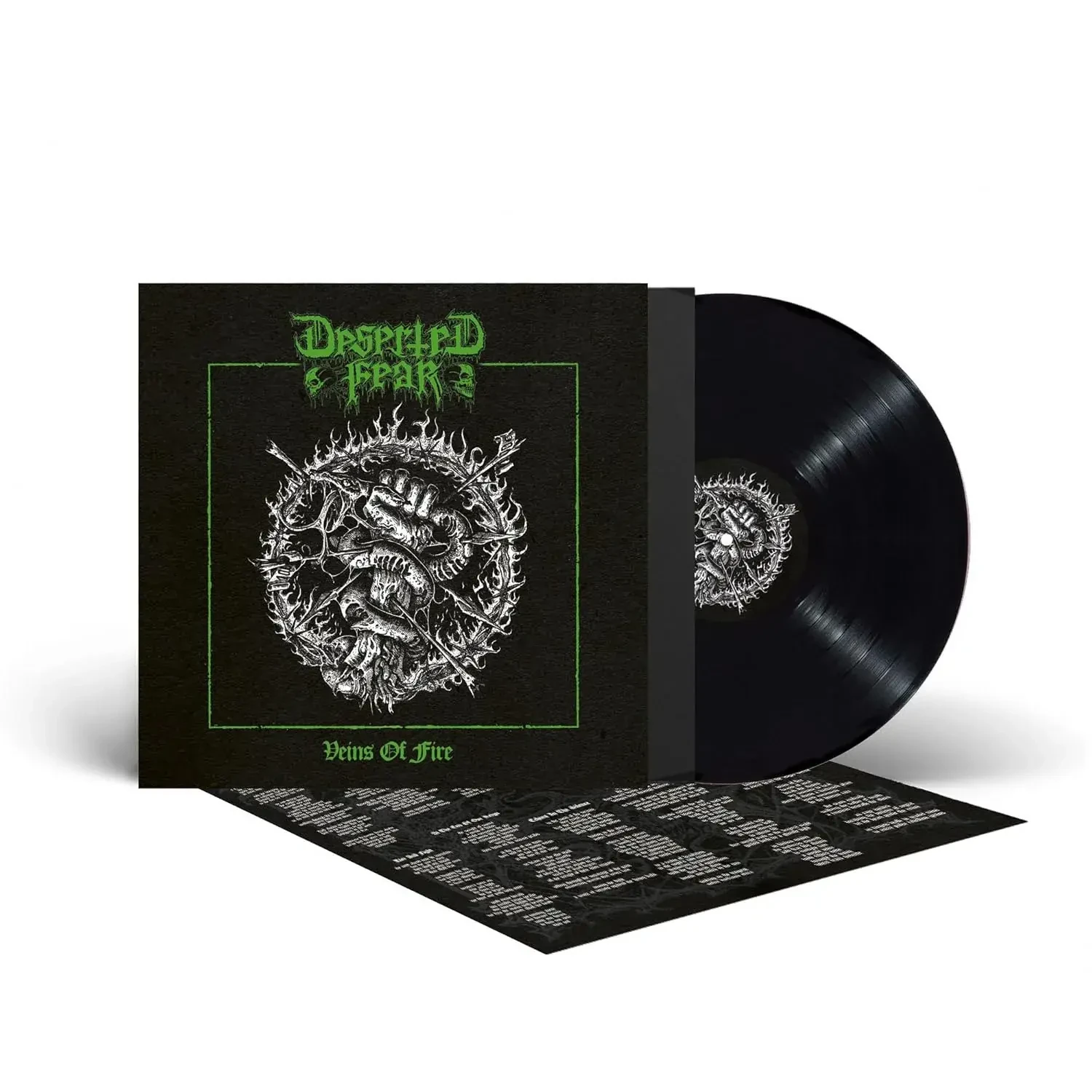 DESERTED FEAR · Veins Of Fire (B-Stock) | BLACK LP (Death Metal Vinyl) · Picture 2