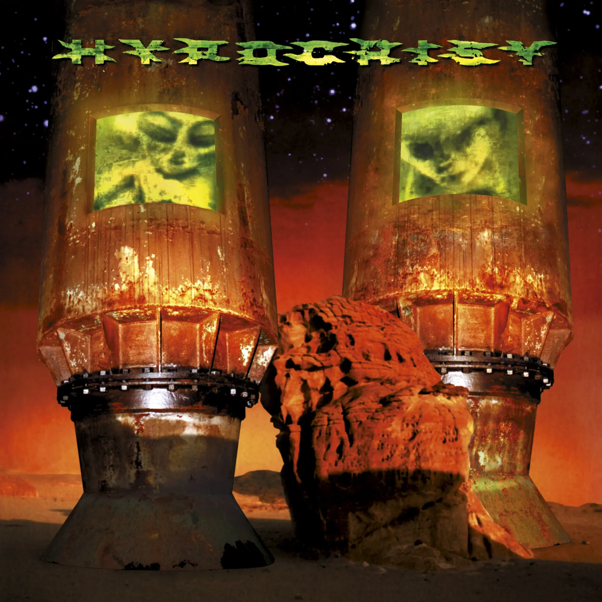 HYPOCRISY · Hypocrisy | TRANSPARENT GREEN 2LP (Death Metal Vinyl) · Picture 1