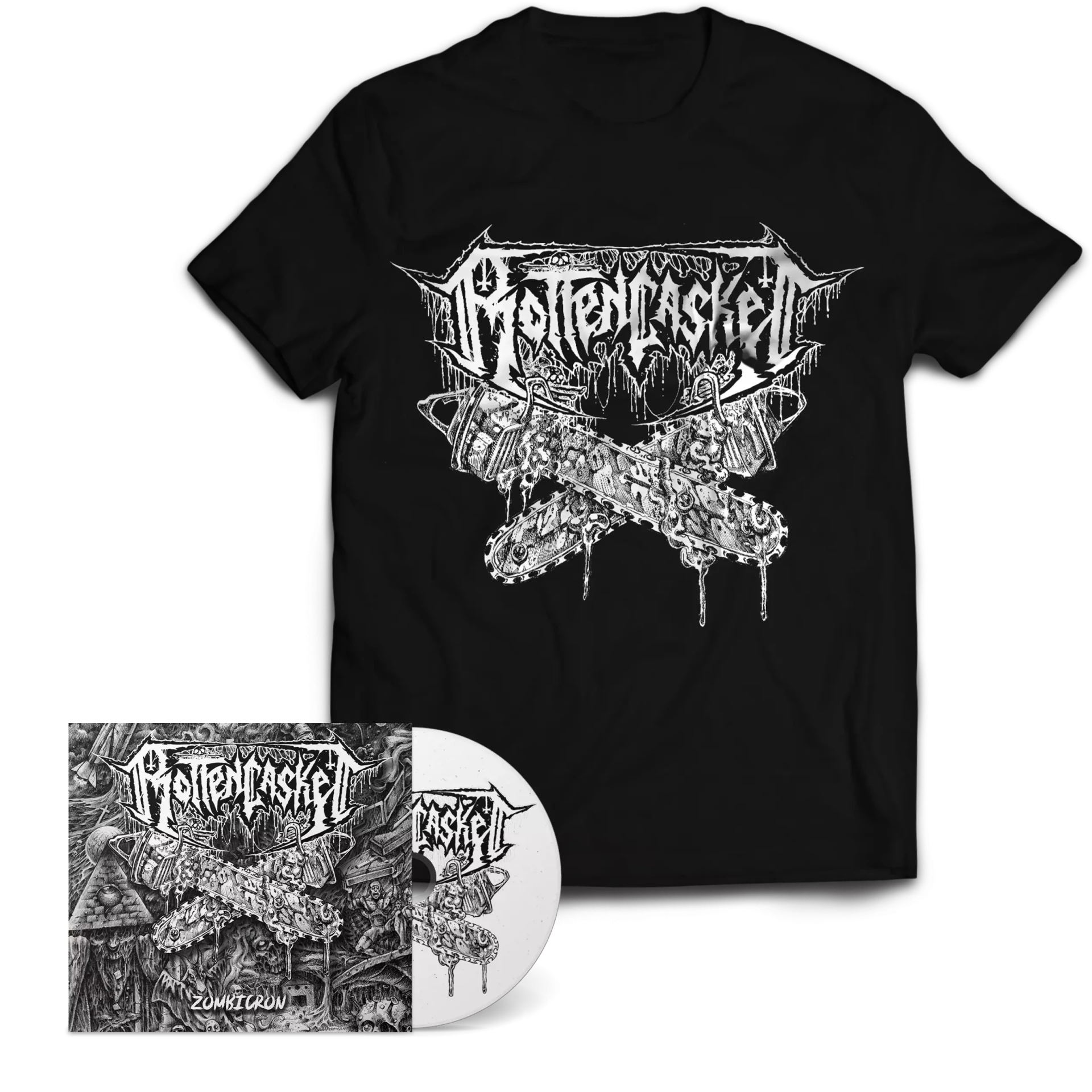 ROTTEN CASKET - Zombicron · DIGIPAK BUNDLE (Death Metal CDs)
