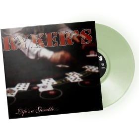 RYKER'S · Life's A Gamble | ULTRA CLEAR GLOW IN THE DARK VINYL (Hardcore Vinyl) · Picture 2