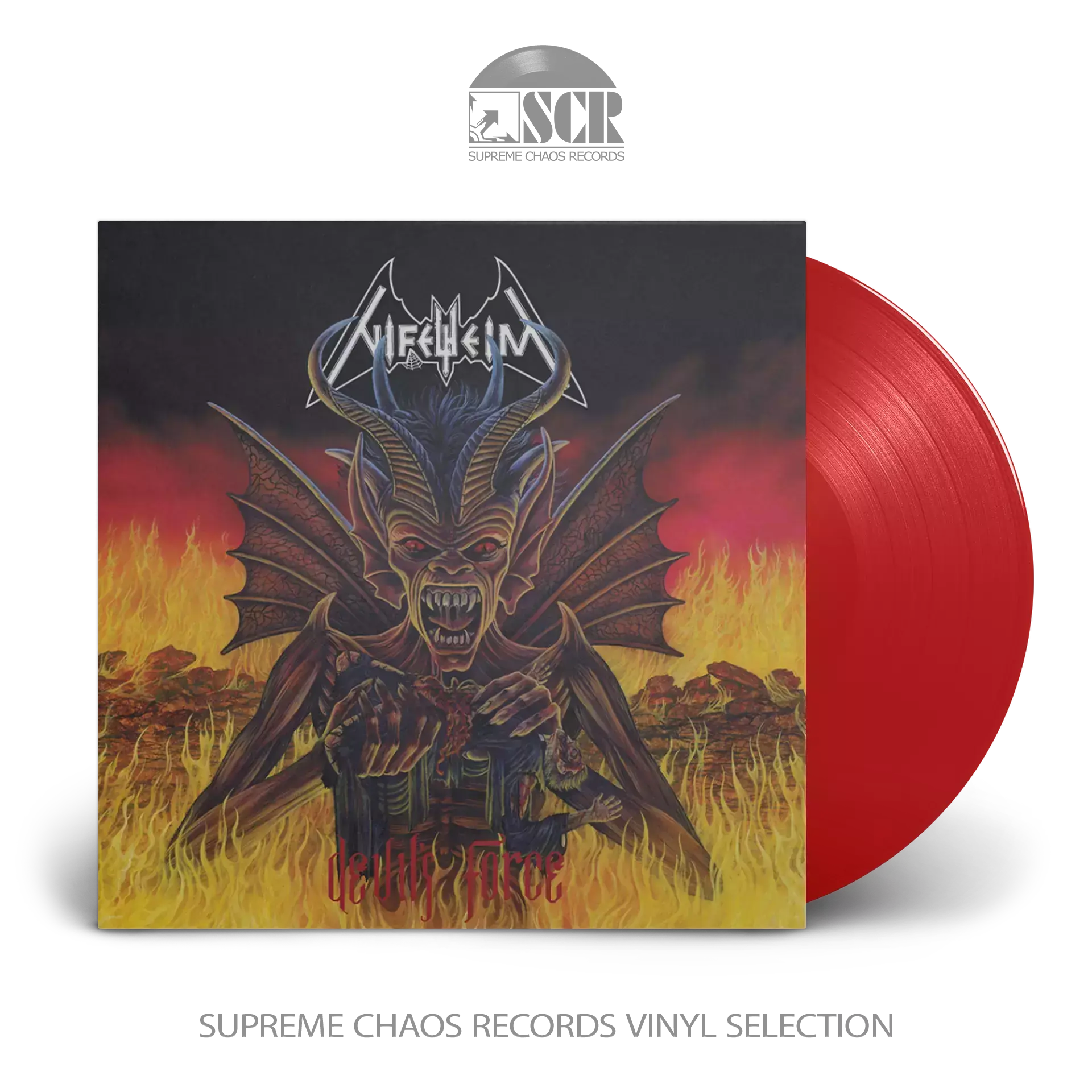 NIFELHEIM · Devil's Force | TRANSPARENT RED LP (Black Metal Vinyl)