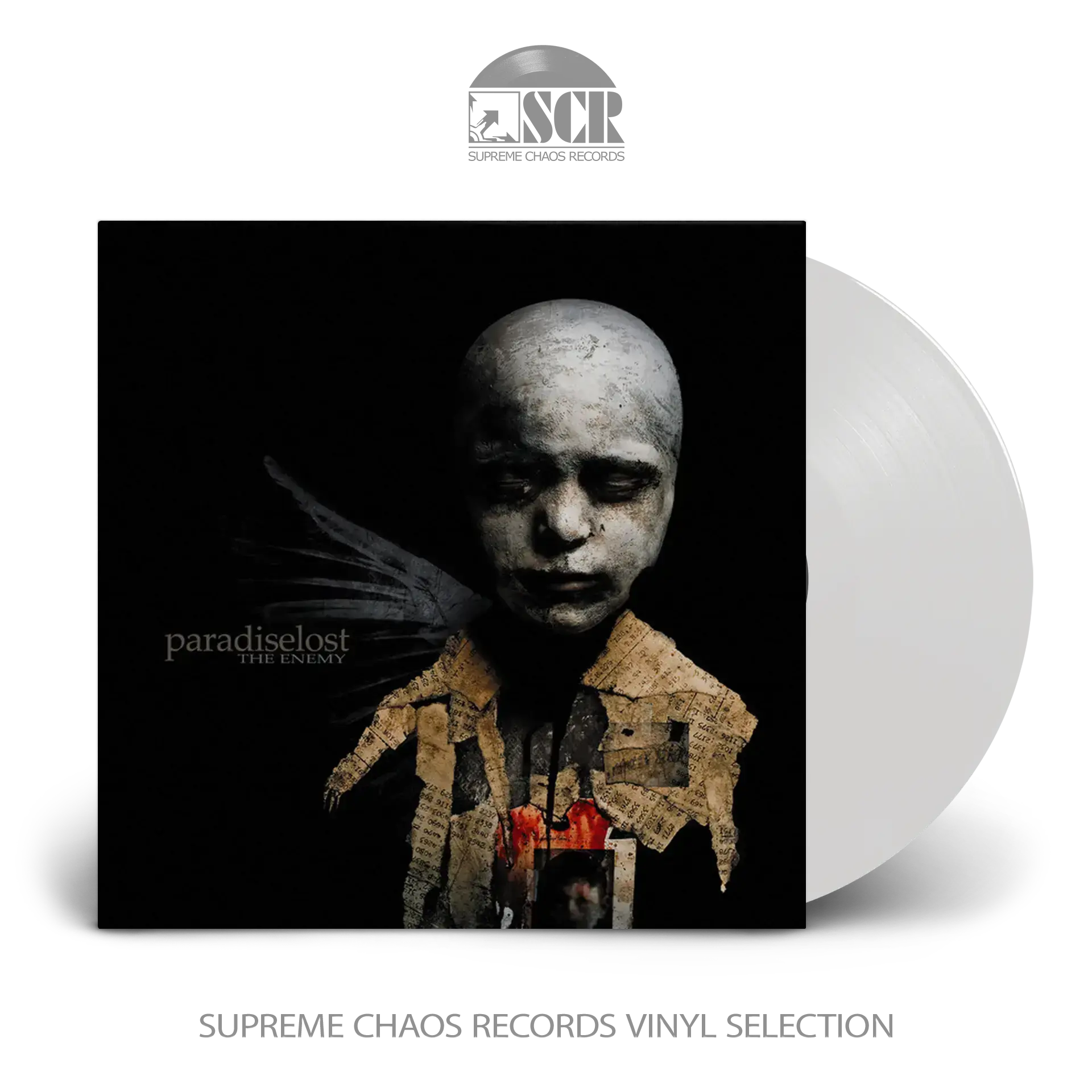 PARADISE LOST - The Enemy · WHITE LP (Gothic Metal Vinyl)