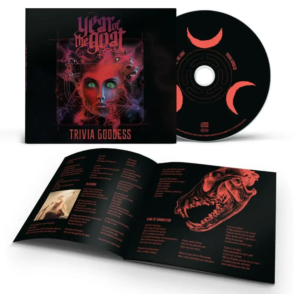 YEAR OF THE GOAT · Trivia Goddess | DIGIPAK CD (Hard Rock CDs) · Picture 2