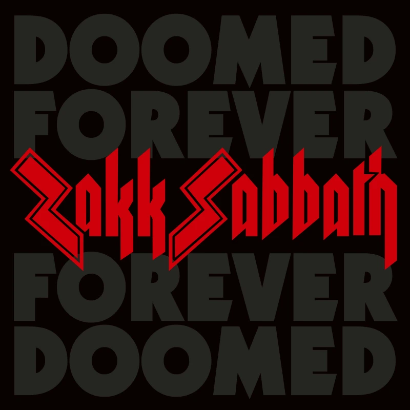 ZAKK SABBATH · Doomed Forever Forever Doomed | TRANSPARENT RED 2LP (Doom Metal Vinyl) · Picture 1