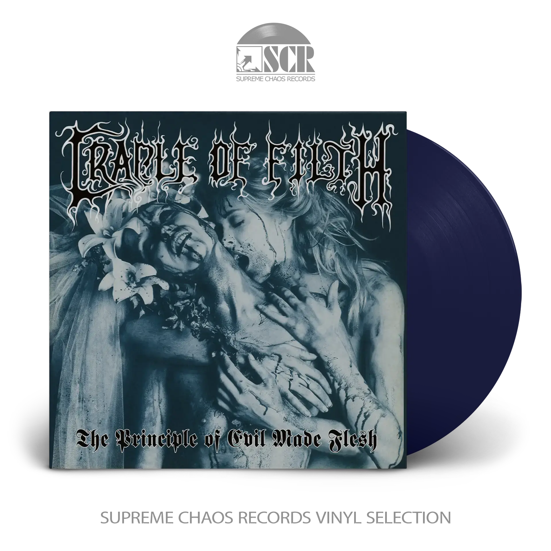 CRADLE OF FILTH - The Principle of Evil Made Flesh · AQUA BLUE LP (Black Metal/Gothic Metal Vinyl)