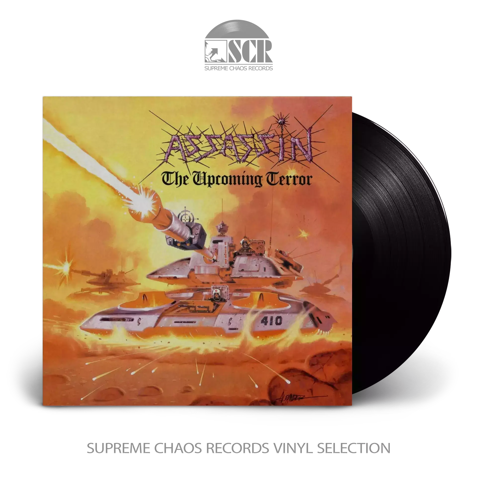 ASSASSIN - The Upcoming Terror · BLACK LP