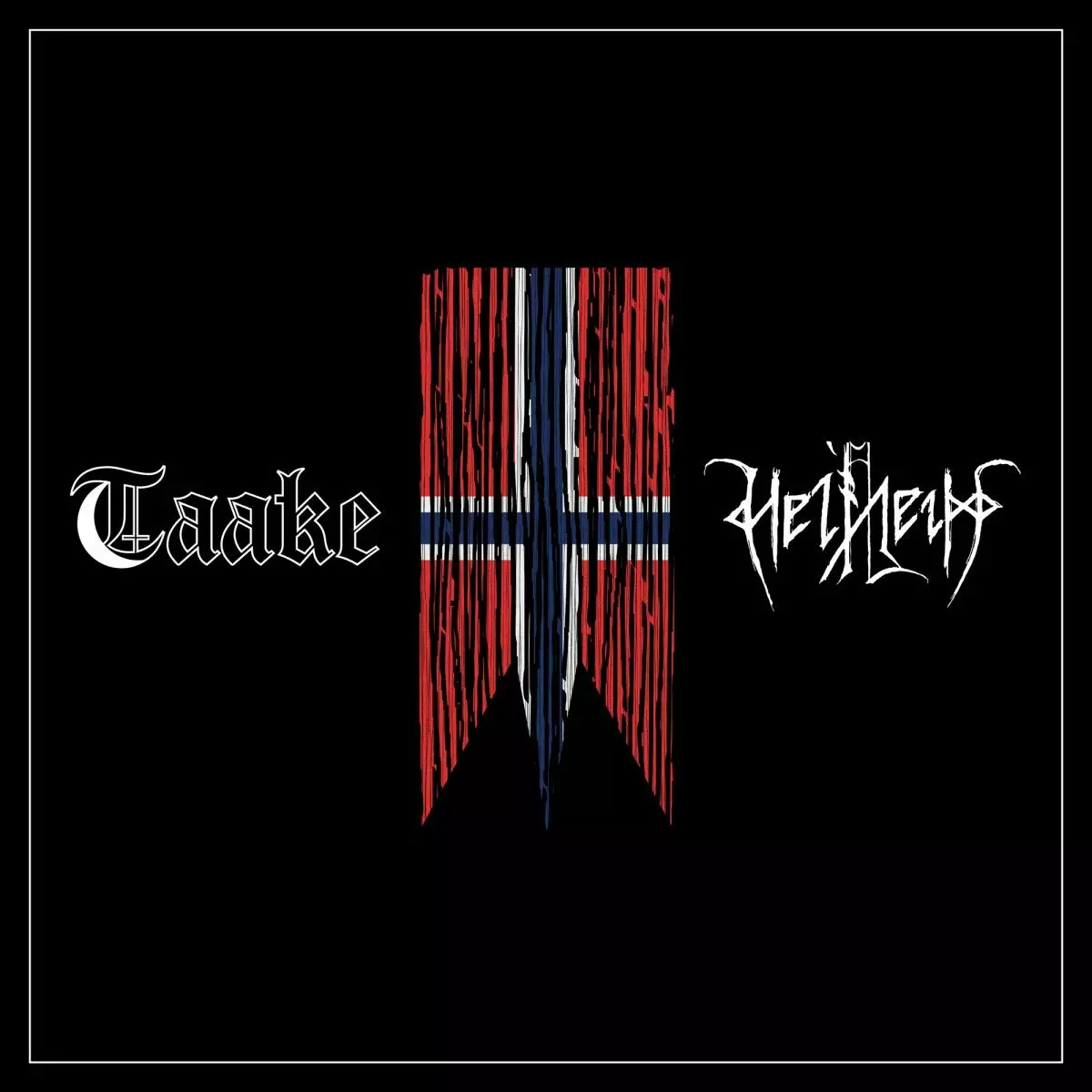 TAAKE / HELHEIM · Henholdsvis | BLACK 10" LP (Black Metal Vinyl) · Picture 1