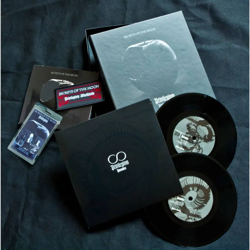 SECRETS OF THE MOON · Privilegivm | DELUXE CD+2X7" BOX SET (Black Metal CDs) · Picture 2