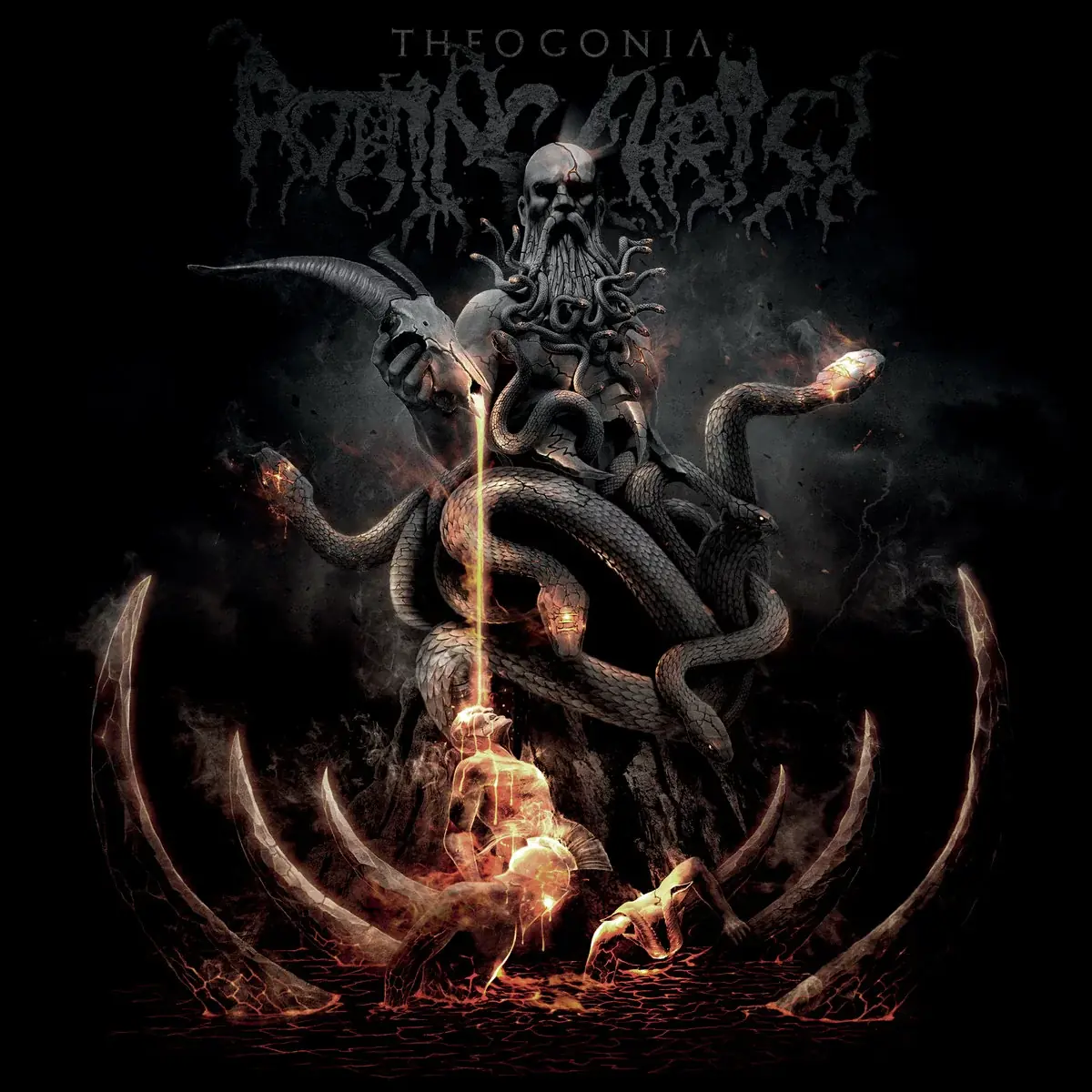 ROTTING CHRIST · Theogonia | TRANSPARENT RED LP (Dark Metal/Black Metal Vinyl) · Picture 1