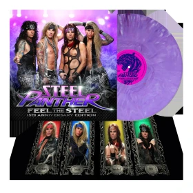 STEEL PANTHER · Feel The Steel (15th Anniversary Edition) | PURPLE MARBLED LP (Hard Rock Vinyl) · Picture 2