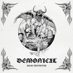 DEMONICAL · Mass Destroyer | CLEAR LP (Death Metal Vinyl) · Picture 1