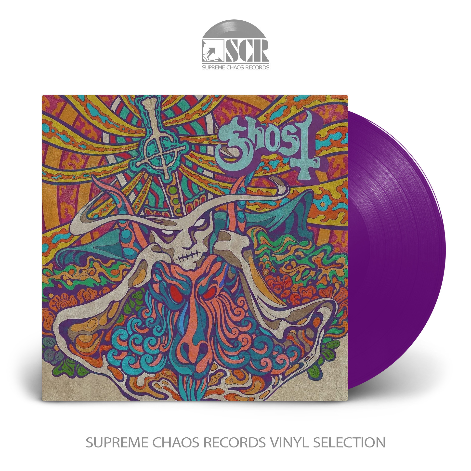 GHOST - Seven Inches of Satanic Panic · PURPLE 7" EP GHOST - Seven Inches of Satanic Panic · PURPLE 7" EP (Heavy Metal Vinyl)