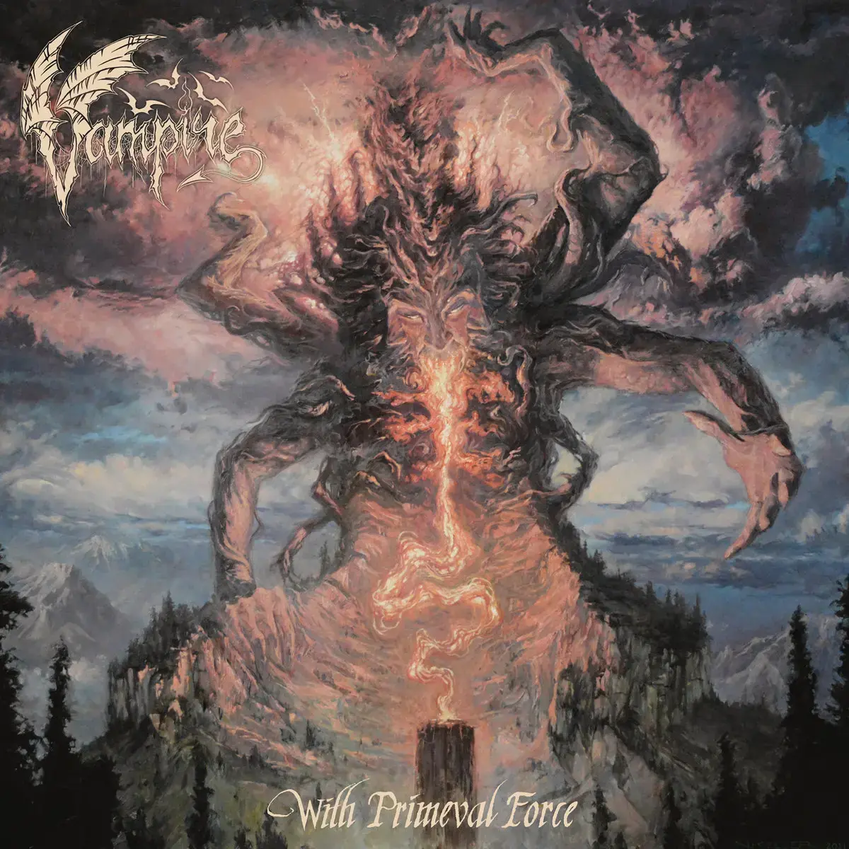 VAMPIRE · With Primeval Force | BLUE LP (Death Metal Vinyl) · Picture 1