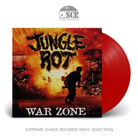 JUNGLE ROT · War Zone | RED LP (Death Metal Vinyl)