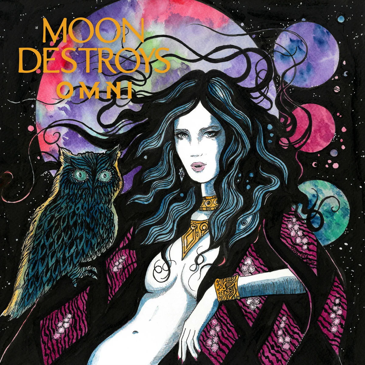 MOON DESTROYS · OMNI | DIGIPAK CD (Doom Metal/Psychedelic Rock CDs)