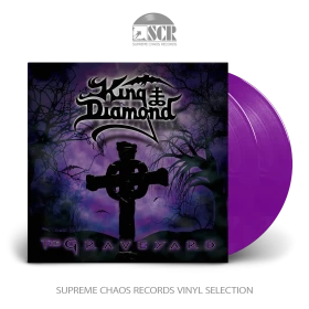 KING DIAMOND · The Graveyard | PURPLE RED WHITE MARBLED 2LP (Heavy Metal Vinyl)