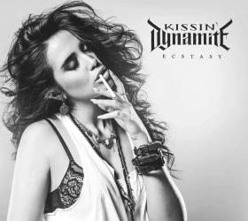 KISSIN' DYNAMITE · Ecstasy | GREY MARBLED LP (Hard Rock Vinyl) · Picture 1