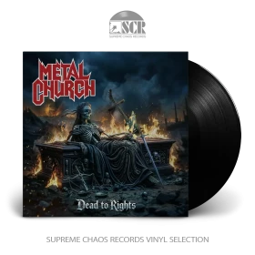 METAL CHURCH · Dead To Rights | BLACK LP (Heavy Metal Vinyl)