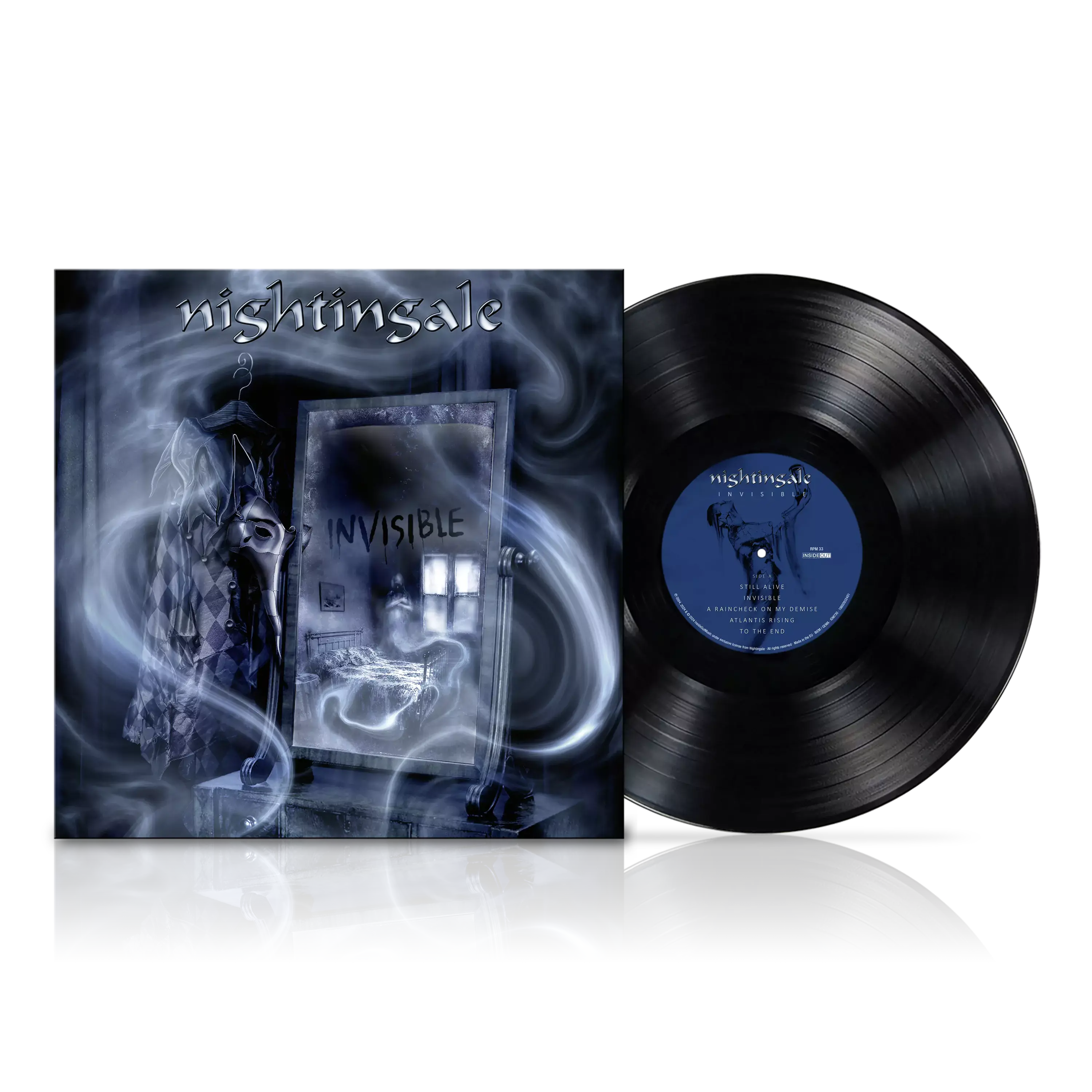 NIGHTINGALE · Invisible (Re-Issue) | BLACK LP (Progressive Rock Vinyl)