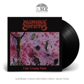 AGGRESSIVE PERFECTOR · Come Creeping Fiends | BLACK LP (Heavy Metal/Speed Metal/Black Metal Vinyl)