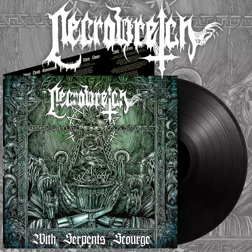 NECROWRETCH · With Serpents Scourge | BLACK LP (Death Metal Vinyl)