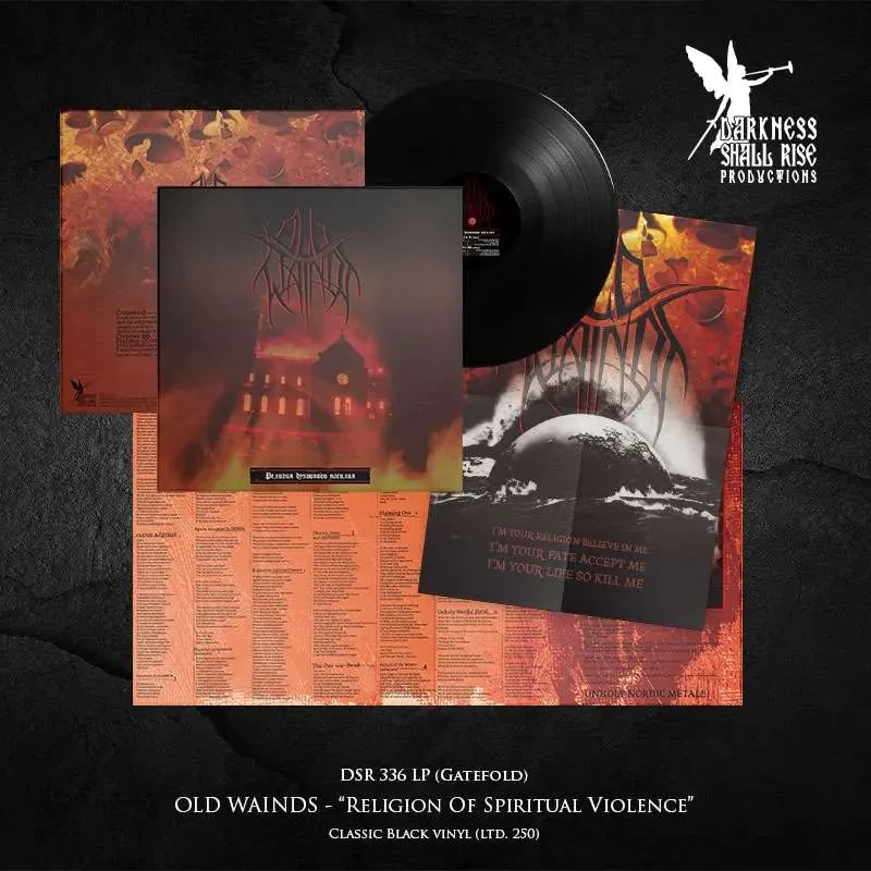 OLD WAINDS · Religion Of Spiritual Violence | BLACK LP (Black Metal Vinyl) · Picture 3