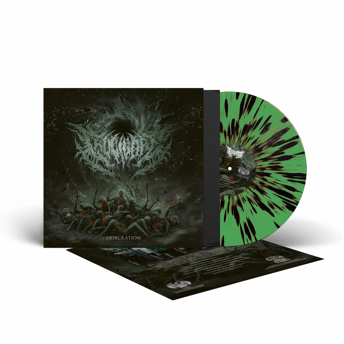 CRUCIVORE · Desecration | SPLATTER LP (Death Metal Vinyl) · Picture 2