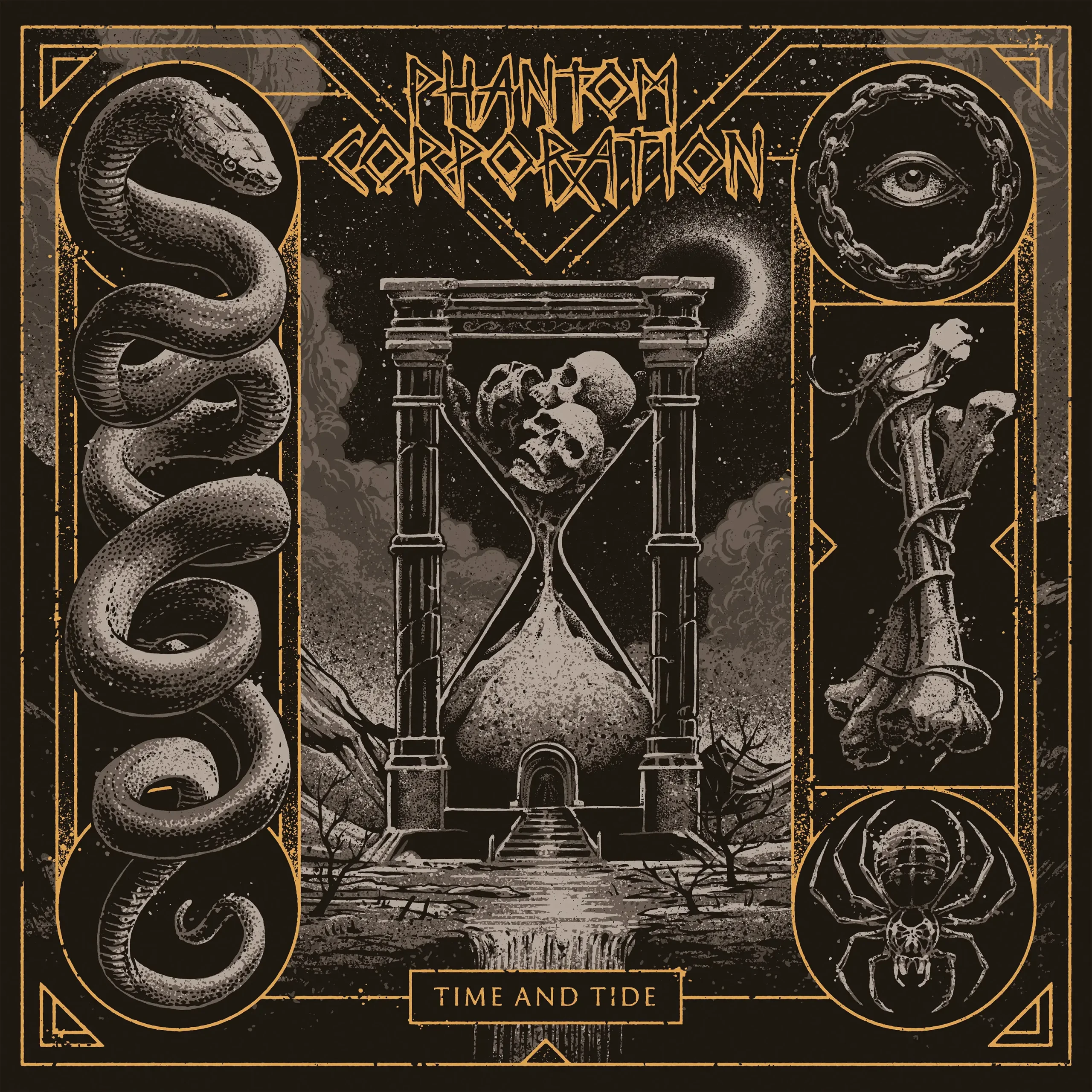 PHANTOM CORPORATION - Time And Tide · SPLATTER LP · Picture 2 PHANTOM CORPORATION - Time And Tide · SPLATTER LP (Thrash Metal/D-Beat/Death Metal Vinyl) · Picture 2