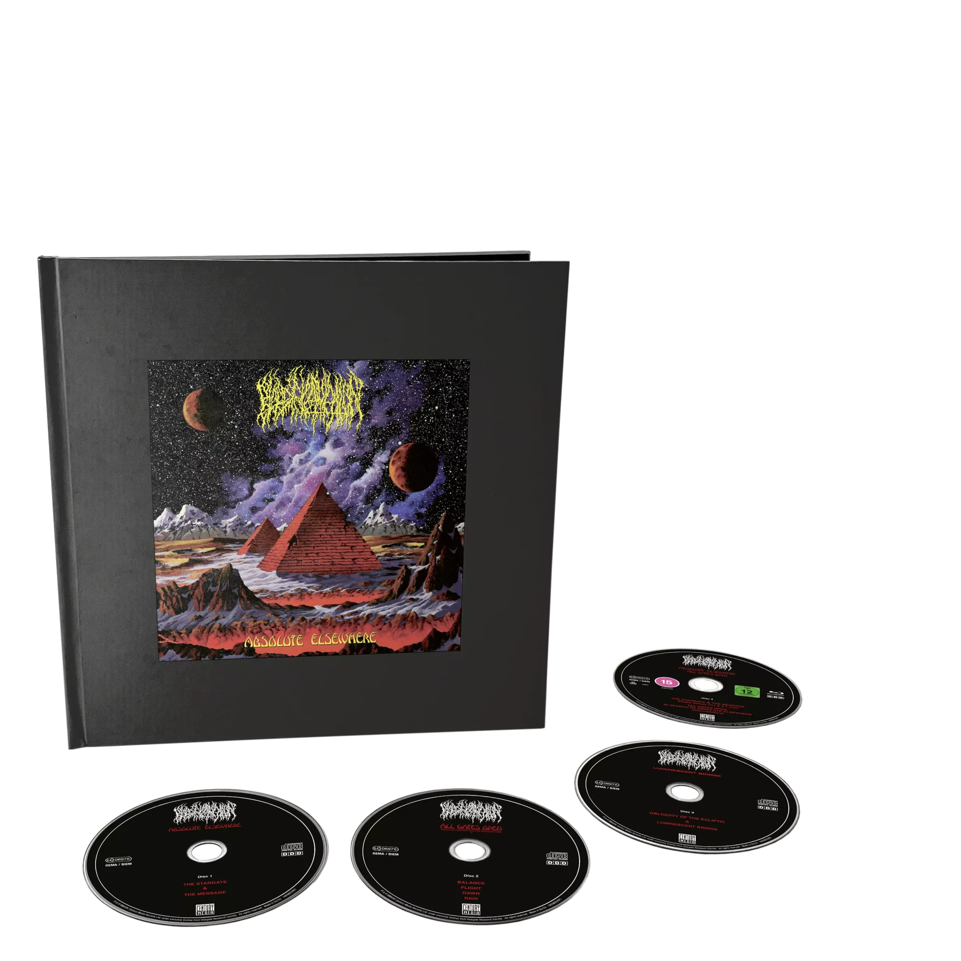 BLOOD INCANTATION · Absolute Elsewhere | LIMITED DELUXE 3CD + BLU-RAY ARTBOOK (Cosmic Death Metal CDs)