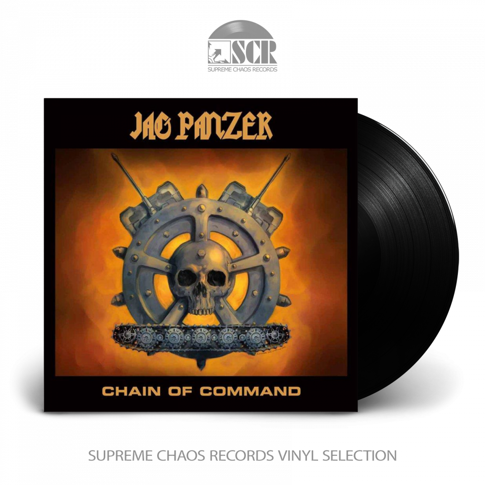 JAG PANZER · Chain Of Command | BLACK LP (Heavy Metal Vinyl)
