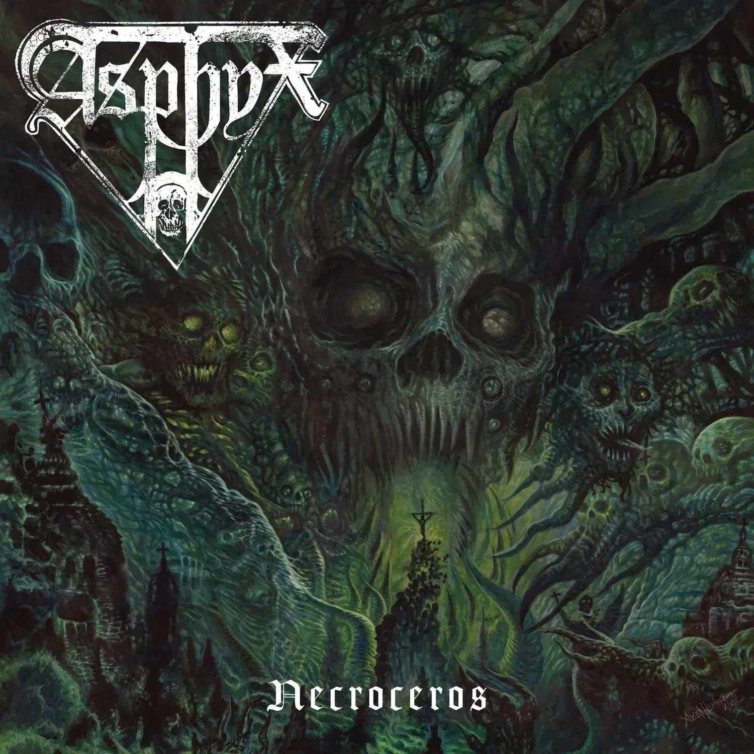 ASPHYX · Necroceros | BLACK LP (Death Metal Vinyl) · Picture 1