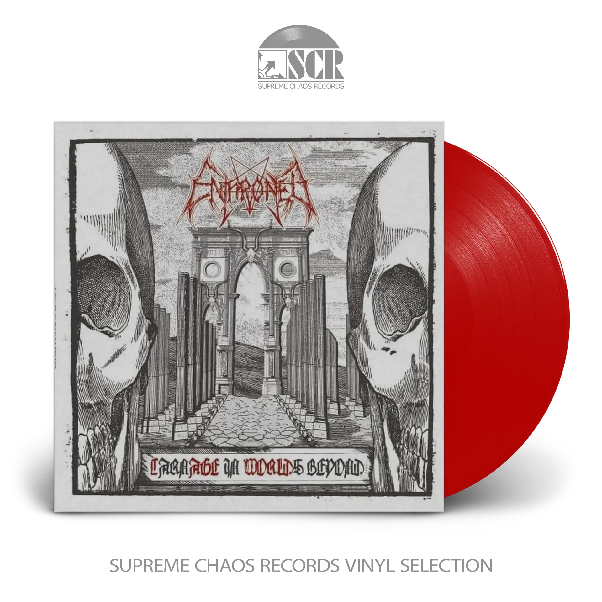 ENTHRONED · Carnage in Worlds Beyond | RED LP (Black Metal Vinyl)