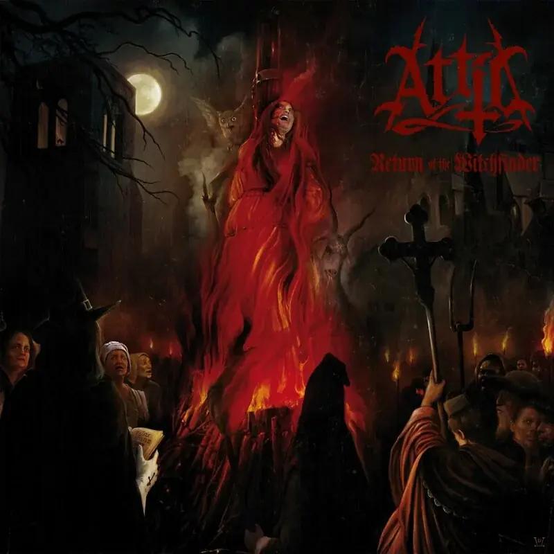 ATTIC · Return Of The Witchfinder | BLACK LP (Heavy Metal Vinyl) · Picture 1