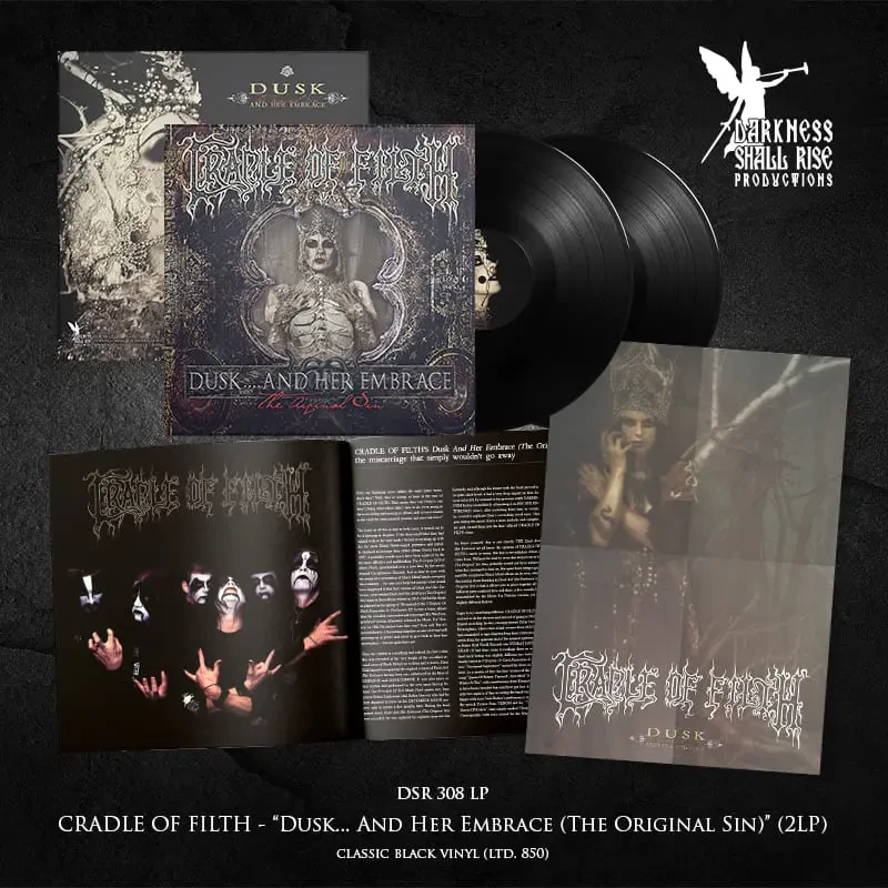 CRADLE OF FILTH · Dusk And Her Embrace (The Original Sin) | BLACK 2LP (Gothic Metal/Black Metal Vinyl) · Picture 3