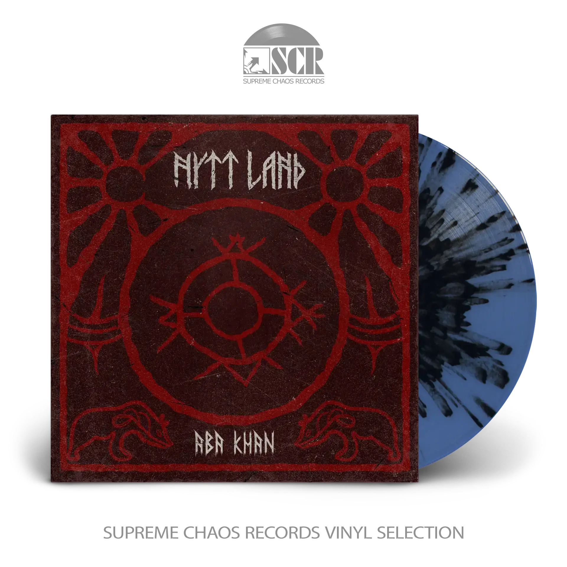 NYTT LAND · Aba Khan | BLUE/BLACK SPLATTER LP (Ritual Dark Folk Vinyl)