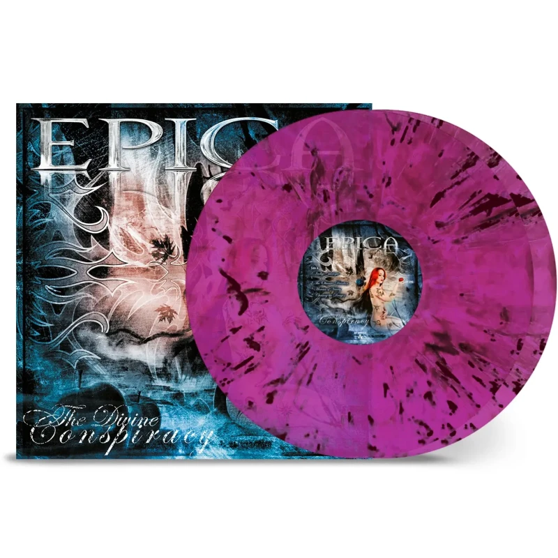 Epica · The Divine Conspiracy | Transparent MAGENTA/BLACK Marbled 2LP
