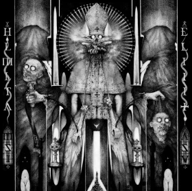 HELL MILITIA · Hollow Void | SILVER/BLACK LP (Black Metal Vinyl) · Picture 1