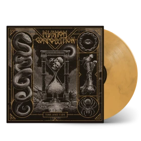 PHANTOM CORPORATION · Time And Tide | ORANGE MARBLED LP (Thrash Metal/D-Beat/Death Metal Vinyl)