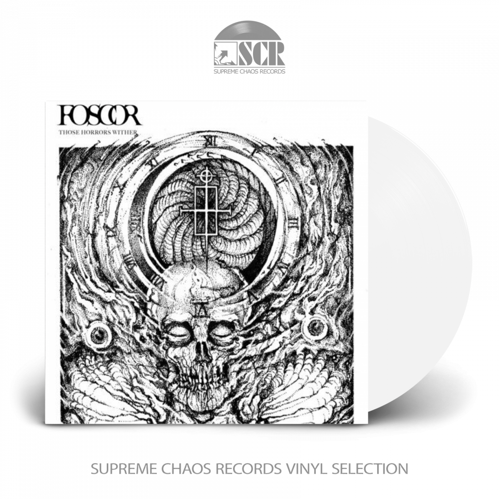 FOSCOR · Those Horrors Wither | WHITE LP (Black Metal/Heavy Metal Vinyl)