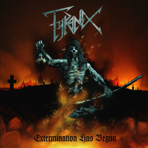 TYRANEX · Extermination Has Begun | BLACK LP (Speed Metal Vinyl) · Picture 1