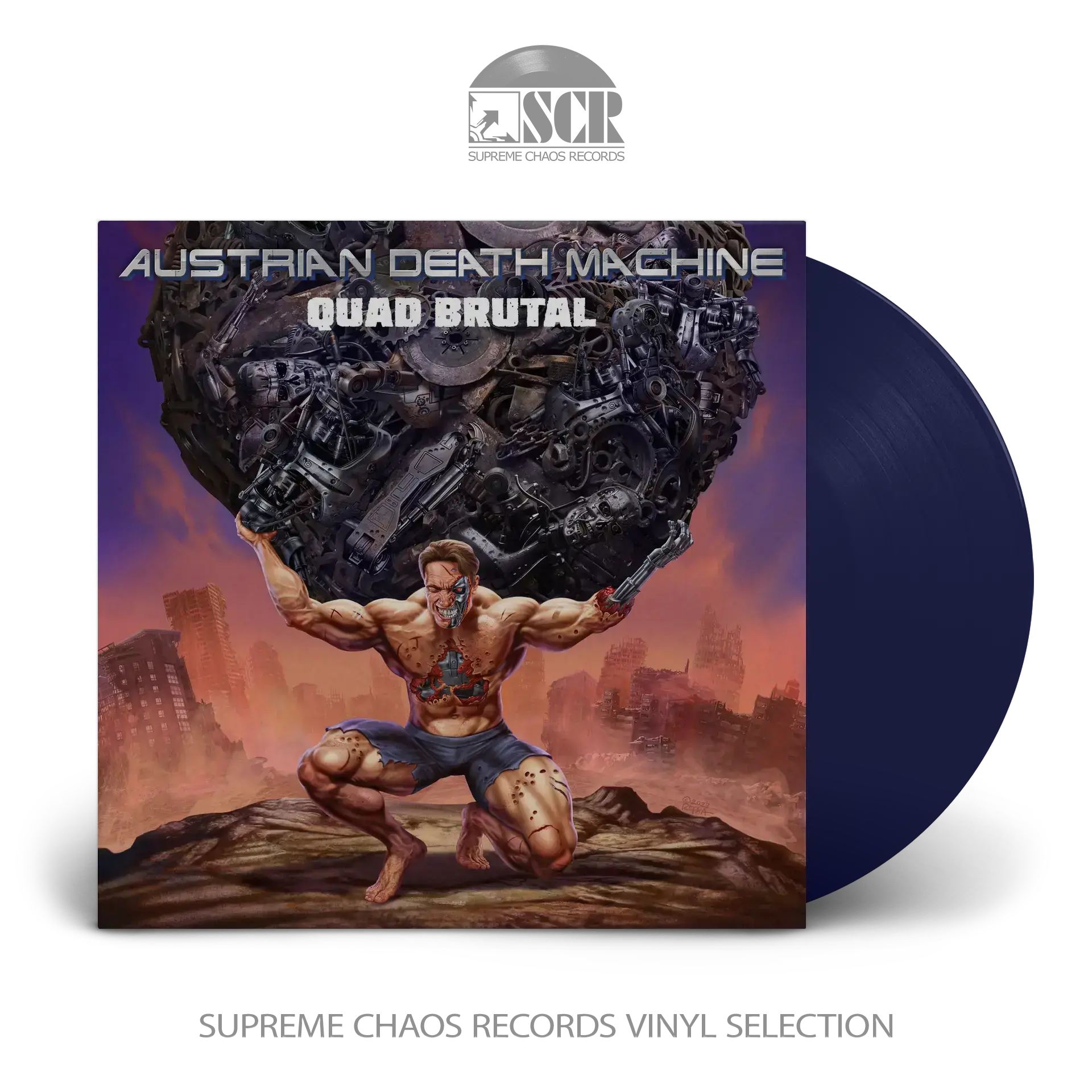 AUSTRIAN DEATH MACHINE - Quad Brutal · BLUE LP (Thrash Metal Vinyl)