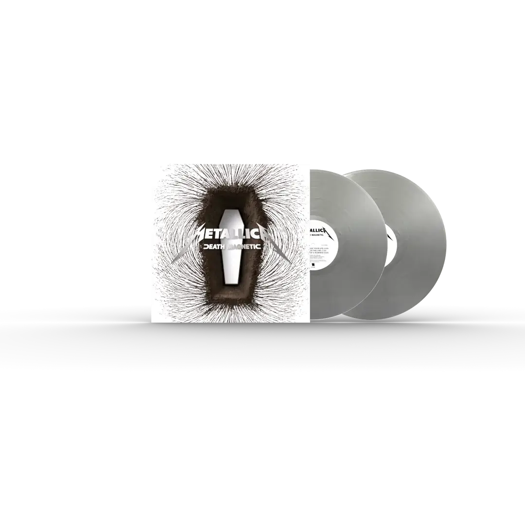 METALLICA · Death Magnetic | MAGNETIC SILVER 2LP (Thrash Metal Vinyl) · Picture 2