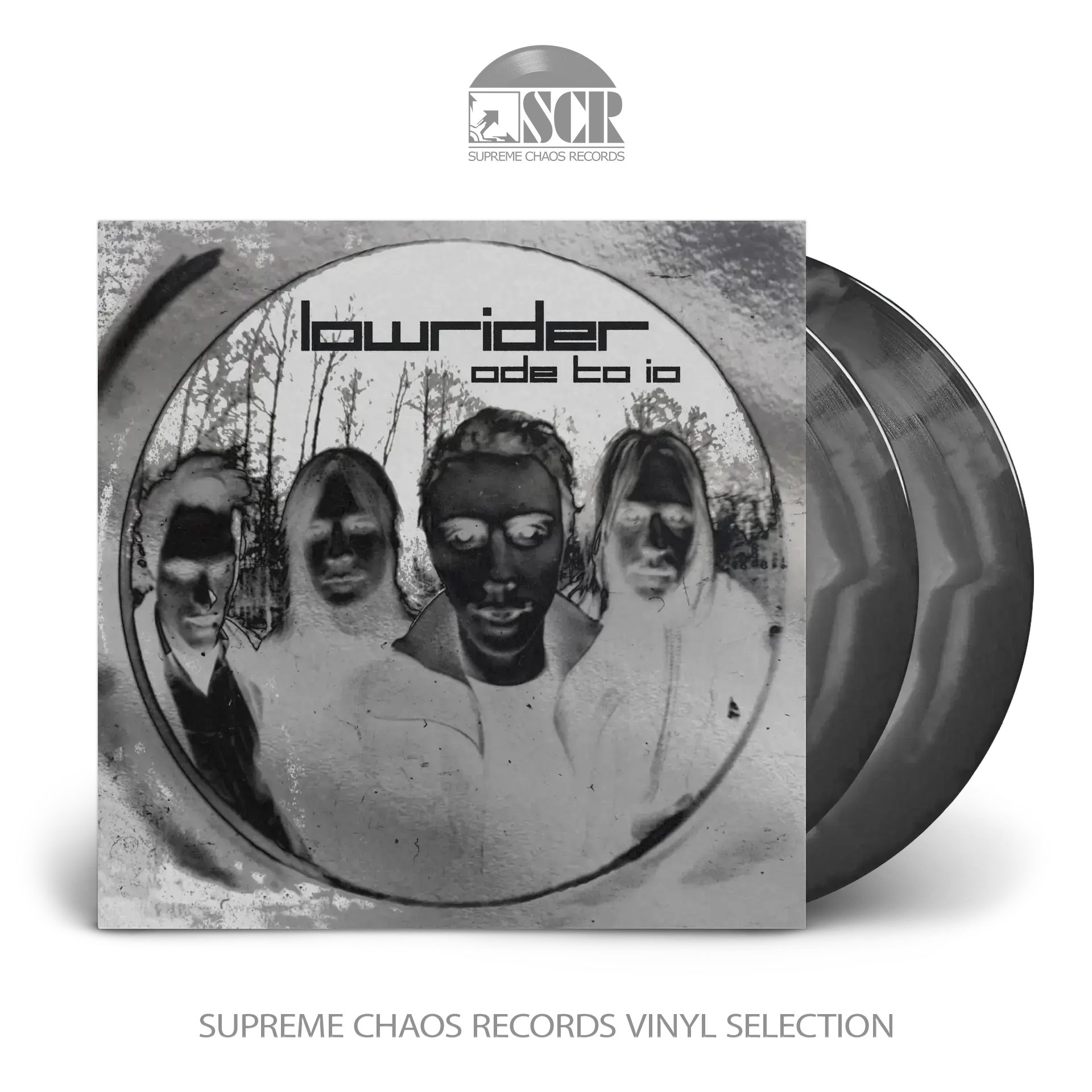LOWRIDER - Ode To Io (25th Anniversary Deluxe Edition) · SILVER/WHITE/BLACK 2LP (Stoner Rock/Desert Rock Vinyl)