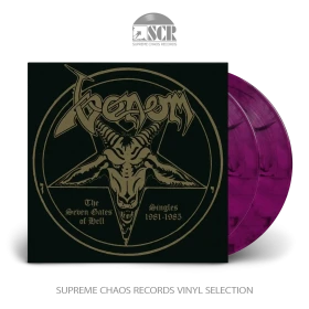 VENOM · The Seven Gates Of Hell - Singles 1981-1985 | PURPLE GALAXY 2LP (Black Metal/Heavy Metal Vinyl)
