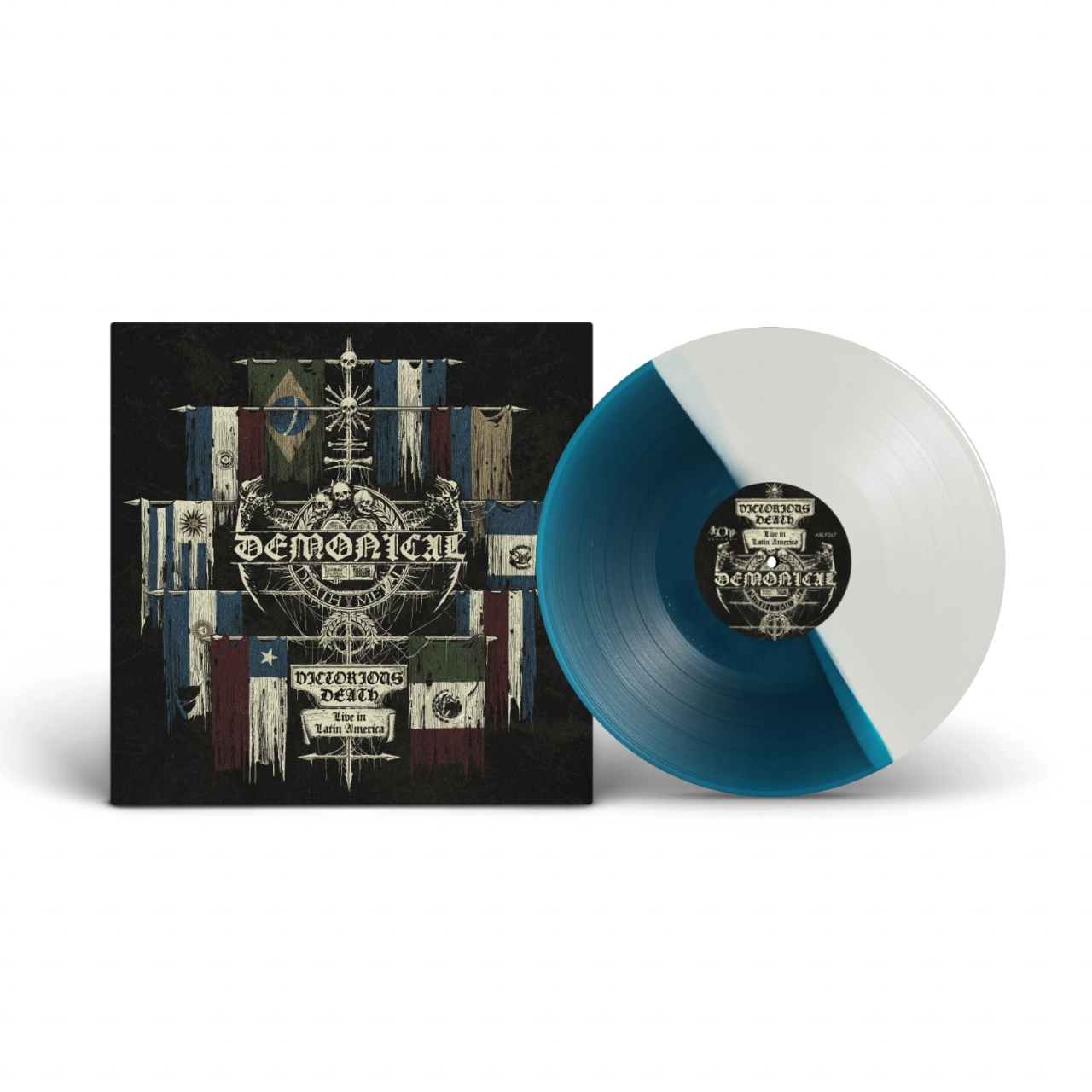 DEMONICAL - Victorious Death - Live in Latin America · BLUE/WHITE LP (Death Metal Vinyl)